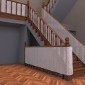 Miniatyrbilde 4 av 4: Barnevernnett trappebeskyttelsesnett sikkerhetsnett