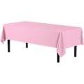 Miniatyrbild 2 av 5: 12-pack Premium Plastduk 54 tum x 72 tum Rektangulär Bordsskydd - Rosa