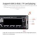 Miniatyrbillede 3 af 5: 1 stk Bilradio Bluetooth bilradio, 1din bilradio, 4x60w bil