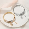 Miniatyrbillede 2 af 5: 2 stk. Love Lock Høj Hæl Armbånd Kvinders Snøre Armbånd