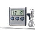 Miniatyrbilde 1 av 5: 1 stk Magnetisk Digital Kjøtttermometer med Timer, Batteri