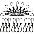 Miniatyrbillede 1 af 5: 25 stk. camping telt elastisk spænde 15 cm faste stropper elastisk