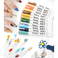 Miniatyrbild 1 av 5: 3D Nagelstift för Nagelkonst, Ritning, Punkt, Graffiti, Dotting Pen, Flow