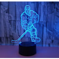 Miniatyrbillede 3 af 5: 1 stk 3D Dekorativ Natlampe Læbe Touch Stereoskopisk 3D