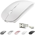 Pikkukuva 1 / 5: Ladattava Bluetooth-hiiri/Bluetooth 3.0/5.2+USB-2.4G/Type-C, Bluetooth-hiiri MacBook Pro/MacBook Air/Kannettavalle/i