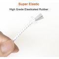 Miniatyrbilde 5 av 5: 3 par selvlåsende elastiske lisser (hvite), reflekterende nei