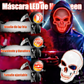 Miniatyrbillede 4 af 5: Gyserlig Halloween Maske, LED Halloween Maske med 3 Lystilstande, Scary LED Masker til Cosplay