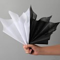 Miniatyrbild 1 av 5: 100 ark koreanskt bomullsblomsterpapper, non-woven blomsterpapper