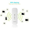 Miniatyrbillede 5 af 5: 4G LTE Højhastigheds USB Netværksadapter Trådløs Wi-Fi Hotspot