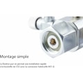 Miniatyrbillede 3 af 5: CO2-trykreduktion, akvarietrykregulator, fiskebeholder med