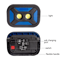 Miniatyrbild 4 av 5: 1 Stycke Utomhus Mobil Solcellsdriven Bärbar Arbetslampa COB LED