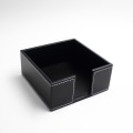 Miniatyrbillede 5 af 5: 1 stk. (Sort) PU Læder Kvadratisk Serviet Holder - Cocktail