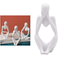 Miniatyrbilde 3 av 4: Tenkeren Statue Harpiks Tenkeren Skulptur Abstrakt Statue Moderne