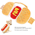 Miniatyrbild 3 av 5: (m)pet varmkorv kostym hamburgare design husdjur hundkläder halloween cosplay semester fest outfit klä upp för valp kattunge