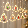 Miniatyrbillede 1 af 5: Julelys, 10 Trælys 120 LED Julepynt Indendørs, Batteridrevet Julevindueslys 9,8