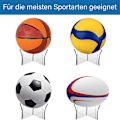 Miniatyrbillede 4 af 5: 1 gennemsigtig fodboldstander, basketballstander, akrylstander