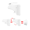 Pikkukuva 4 / 5: Magneettiset lapsiturvallisuuskaapit lukot [4 lukkoa 1 avain] Lapsille ja