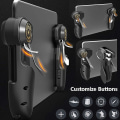 Miniatyrbild 3 av 5: 2 st Tablet Speljoystick Trigger Grepp 6 Fingrar L1R1 Skytte