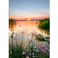 Pikkukuva 1 / 5: Timanttimaalaus auringonlasku 30*40 tee-se-itse maisema yhdistelmä pyöreä