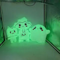 Miniatyrbild 4 av 5: Lankybox Glow In The Dark Plysch Foxy Boxy Ghosty Lanky Box Avtagbar Mjuk Leksak Barn Present Vändbar Docka Flicka Sängkudde 20cm