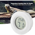 Miniatyrbillede 1 af 5: 1 stk hvid rund indbygget elektronisk digital temperatur- og