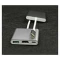 Miniatyrbilde 3 av 4: Type-C til HDMI+USB HD-kabel dokkingstasjon 3 i 1 adapterkabel