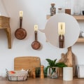 Miniatyrbild 5 av 5: (guld) Självhäftande väggkrok, 4 stycken självhäftande krokar, väggkrok