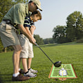Miniatyrbild 3 av 5: Golfträningsmatta för svingdetektering, premium golfmattor för slagträning, feedbackmattor för golfträning
