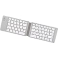 Miniatyrbillede 1 af 5: Foldbart tastatur, bærbar tastatur genopladeligt (hvid)