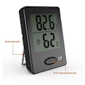 Miniatyrbillede 4 af 4: 2 stk. Indendørs termometer, bærbar fugtigheds- og temperaturmåler, letlæseligt mini-have termometer, have termo-hygrometer hjemmekontor køkken