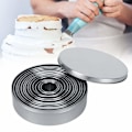 Miniatyrbillede 3 af 5: 12 stk Runde Kageudstikkere Bageudstikkere Kageforme Mousse Kage