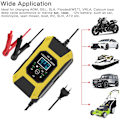 Miniatyrbillede 3 af 5: 7A/12V Smart Batterioplader Bærbar Hurtig Motorcykeloplader med