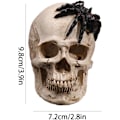 Miniatyrbillede 5 af 5: Halloween Skeletlampe - Meget Realistisk Menneskeskalle Statue