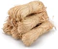 6 Stykker Naturlig Raffia til Blomsterbuketter, Dekorative Håndværk,