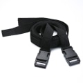 Miniatyrbilde 1 av 5: 59 tommers svarte 2 stk. stropper i vev 25 mm nylon, kraftige stropper