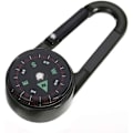 Miniatyrbilde 1 av 5: 1 stk Kompass Camping Klatring Fotturer Mini Metall 3-i-1 Multifunksjonell Karabinkrok Kompass Termometer Snap Hook Nøkkelring Kompass Utendørs Klatring Overlevelse