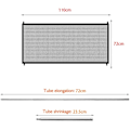 Miniatyrbilde 5 av 5: Hundeframming Folding Retractable Barriere for Sikkerhet Trapper