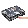 Miniatyrbillede 2 af 5: Foldbar Opbevaringsboks til Seng (Sort Print), Stor
