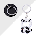 Miniatyrbillede 3 af 5: 1 Panda nøglering, charmerende flaskeåbner, multifunktionel nøglering