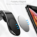 Miniatyrbillede 5 af 5: 1 stk sort Magnetisk sugekop biltelefonholder Bil luftudløb
