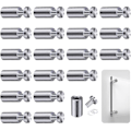 Miniatyrbillede 1 af 5: 20 afstandsplader, reklameglasaksler afstandsplader, bolt