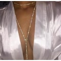 Pikkukuva 4 / 5: 1 kpl (Kultainen) Eurooppalainen ja amerikkalainen tyyli Metalli Body Chain, Pitkä