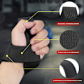 Miniatyrbillede 4 af 5: Anti-slip silikone løftebånd, Gym Straps, Vægtløftning, håndledsstropper