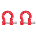 Miniatyrbilde 5 av 5: 8 stk. Metall Front Rear Bumper Trailer Hook Tow Shackle Rescue Hook Kompatibel Med 1/10 Rc Rock Crawler Bil Trax