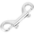 Miniatyrbilde 5 av 5: 1 x 100 mm dobbeltend dykkekrok, dobbeltend klips rustfritt