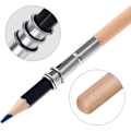 Pikkukuva 3 / 5: 12 kpl Puupenssilipuut Art Pencil Extender -lyijykynä
