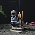 Miniatyrbilde 5 av 5: 1 stk Liten Munk Buddha Design Keramisk Tilbakestrøm Røkelse