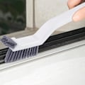Miniatyrbilde 3 av 5: Skrubbebørste, 2 i 1 dobbelthodet skrubbebørste - komfortabelt grep og stive fleksible bust for bad, dusj
