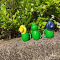 Miniatyrbillede 3 af 5: Sæt af 3 Havefigurer og Statuer Frø Havepynt