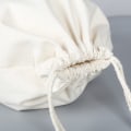 Miniatyrbilde 2 av 5: Bomullsposer 18x26 cm 10 stk med snor, oppbevaring liten